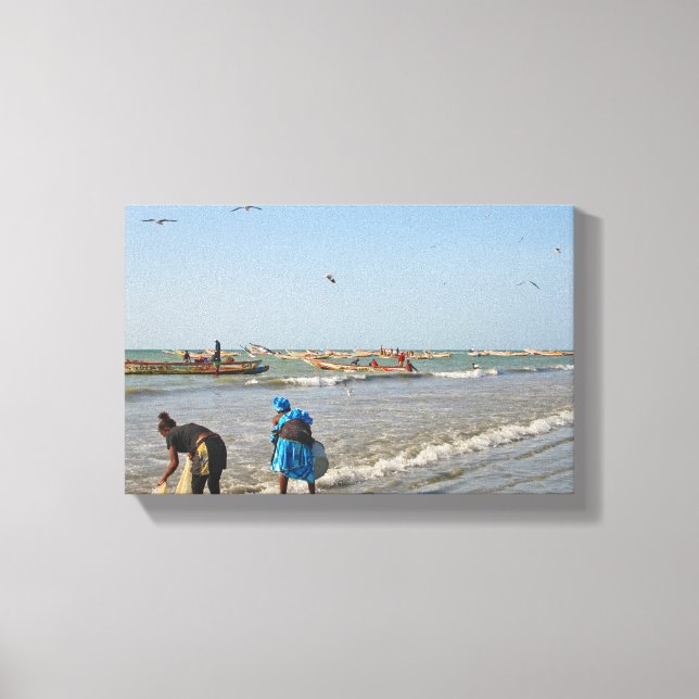Tanji, Gambia Canvas Print (Front)