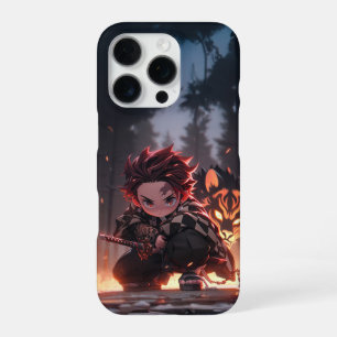Tanjiro Kamado Demon Slayer Chibi iPhone 16 Pro Case