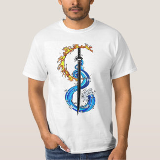 Tanjiro kamado fire water sword T-Shirt