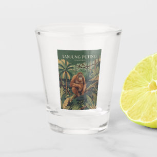 Tanjung Puting National Park Indonesia Shot Glass