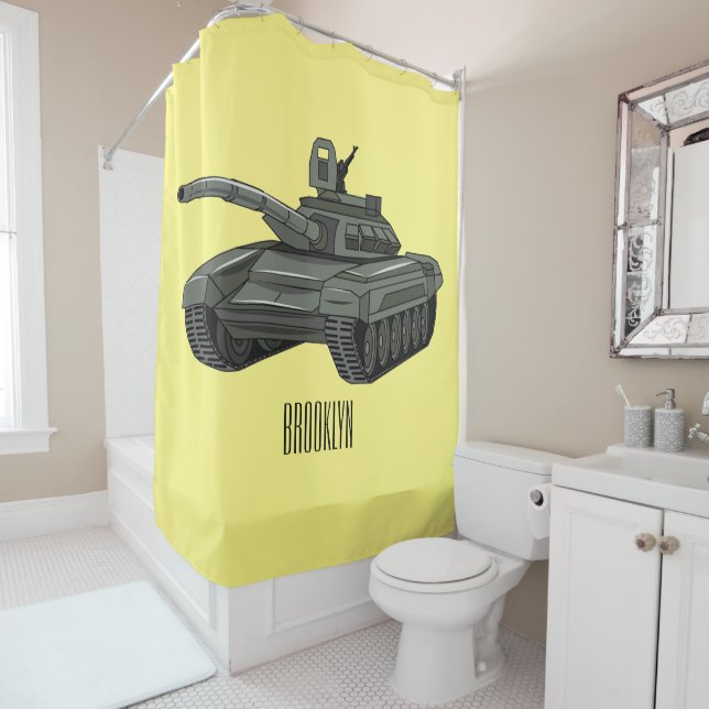 Tank cartoon illustration (In Situ)