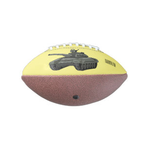 Tank cartoon illustration football