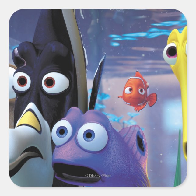 Tank Gang Square Sticker (Front)