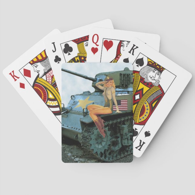 Tank Girl Pin-Up Playing Cards (Back)