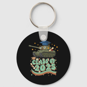 Tank Graduate Cl Of 2025 Kids Mens Womens Graduati Keychain