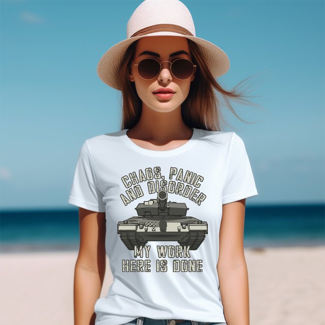 Tank of Mission Chaos, Panic, and Disorder T-Shirt (Creator Uploaded)
