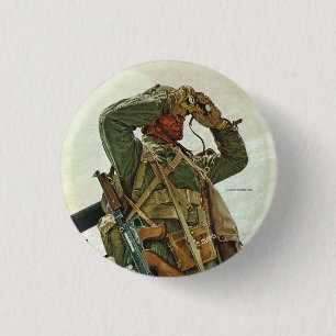 Tank Patrol 1 Inch Round Button