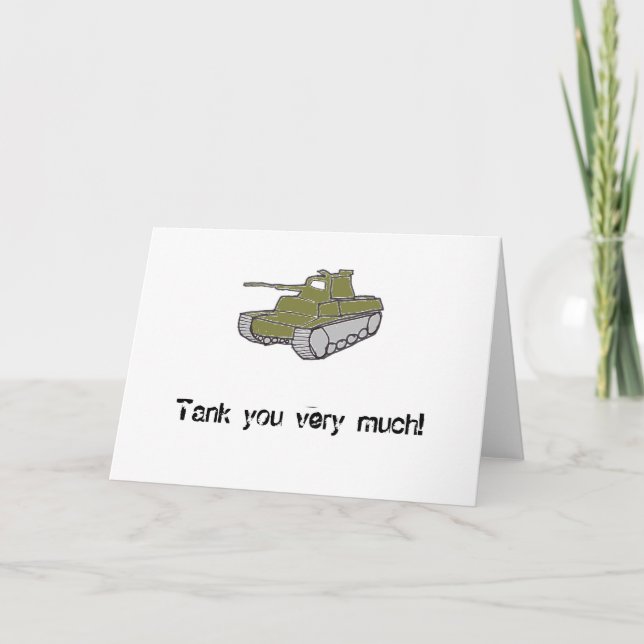 Tank you very much! thank you card (Front)