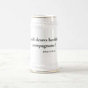 Tankard Bold dessvs hovblon Beer Stein