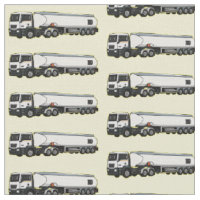 Tanker truck fuel transport cartoon illustration
