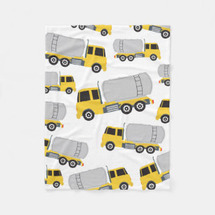 Tanker Truck Transportation Trucks Fleece Blanket