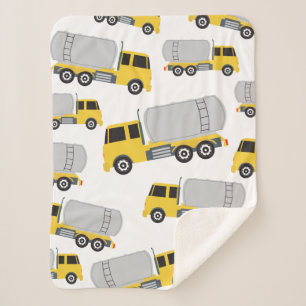 Tanker Truck Transportation Trucks Sherpa Blanket