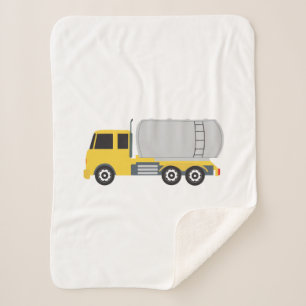 Tanker Truck Transportation Trucks Sherpa Blanket