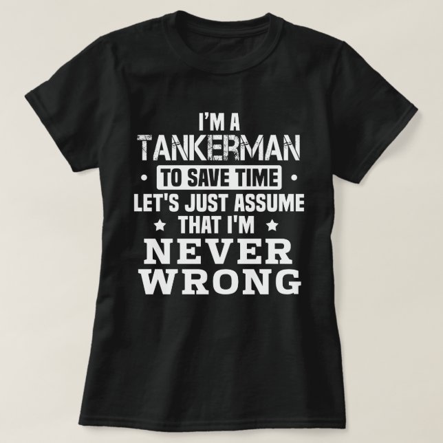 Tankerman T-Shirt (Design Front)