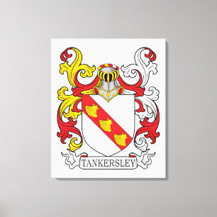 Tankersley Family Crest Canvas Print