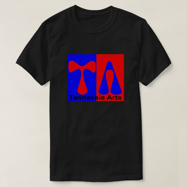 Tannassie Arts black male t-shirt (Design Front)