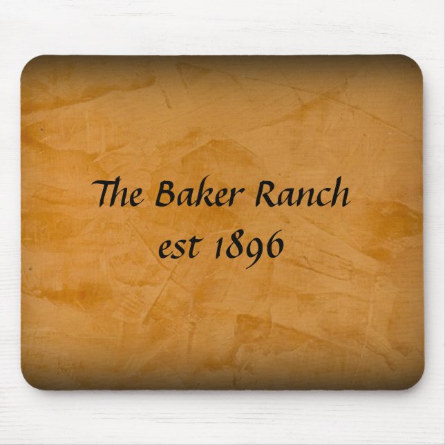 Tanned Leather Mouse Pad (Front)