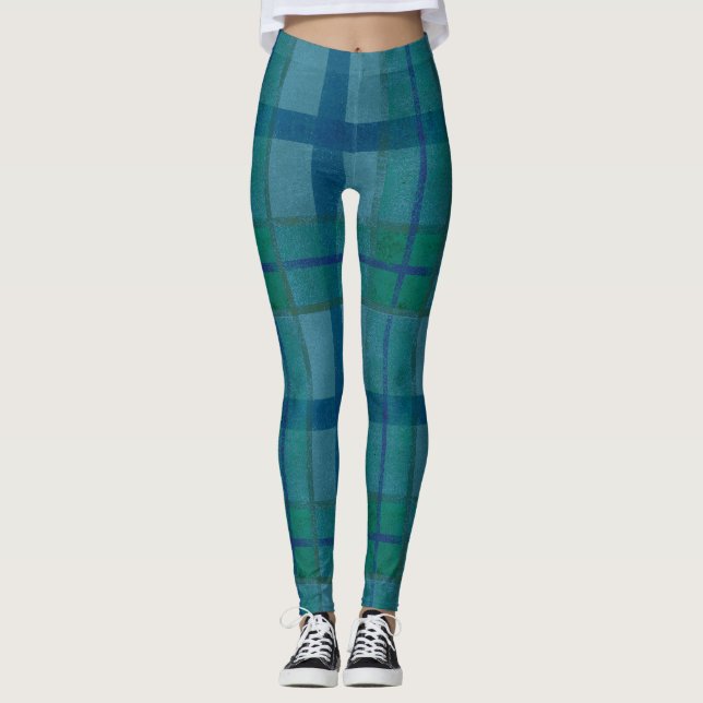 Tannenbaum Plaid  Leggings (Front)