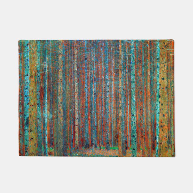 Tannenwald Gustav Klimt Doormat (Front)