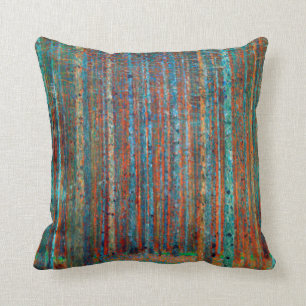 Tannenwald Gustav Klimt Throw Pillow