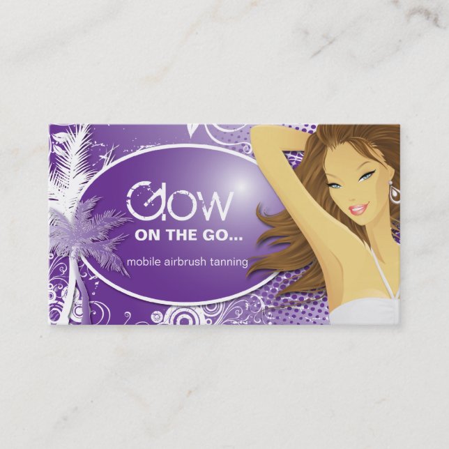 Tanning Salon Business Card (Front)