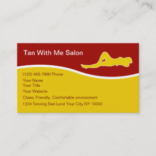 Tanning Salon Business Cards