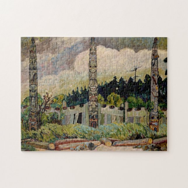 Tanoo, Q.C.I, 1913 by Emily Carr Jigsaw Puzzle (Horizontal)