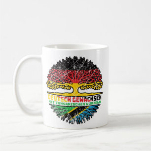 Tansania Tansanisch Deutsch Deutschland Baum Coffee Mug