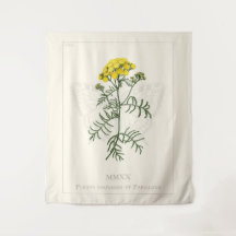 Tansy and Swallowtail Tapestry