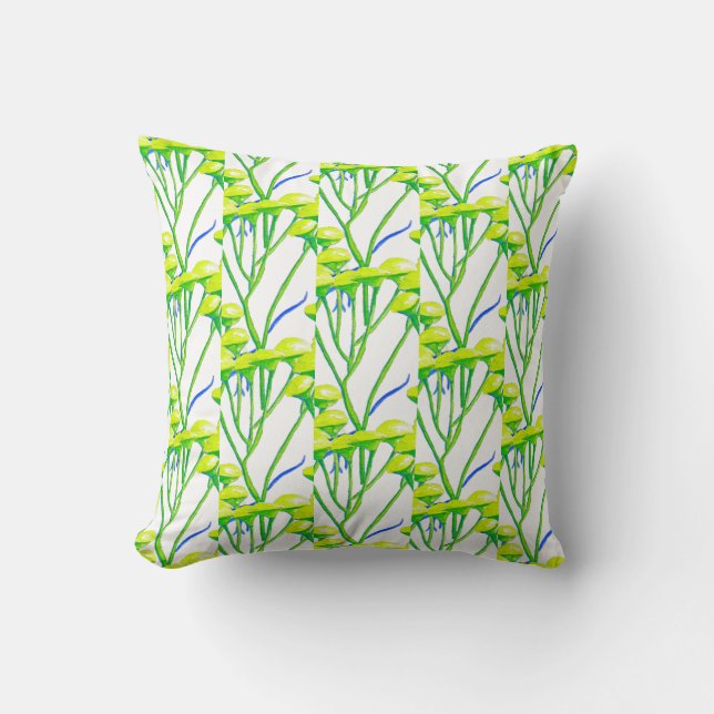 Tansy (B) on a Throw Pillow (Front)