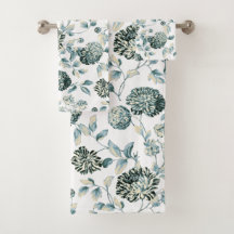 Tansy bleu Toile floral botanique vintage moderne