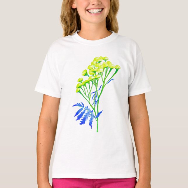 Tansy sur un T-shirt (Devant)