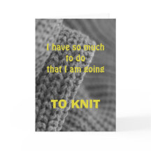 Tant de choses à faire..., carte de voeux