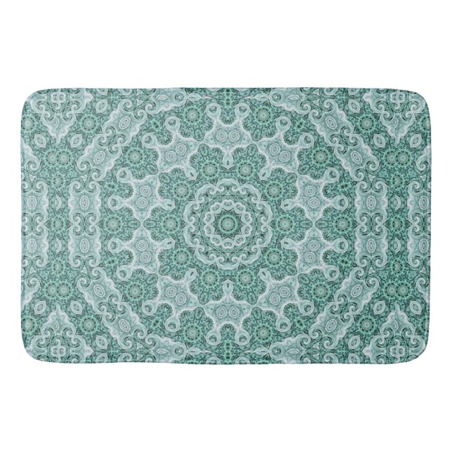Tantalizing in Teal Bath Mat (Front)