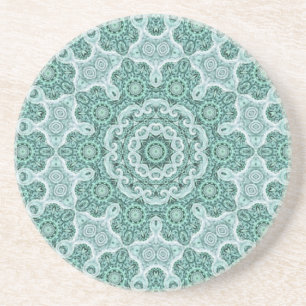 Tantalizing in teal coaster