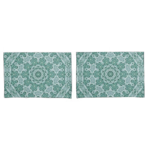 Tantalizing in teal pillowcase