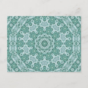 Tantalizing in teal postcard