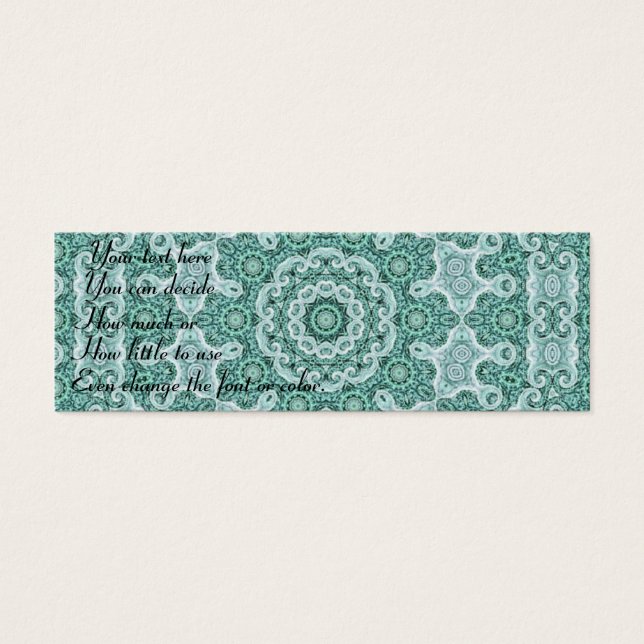 Tantalizing in teal profile card (Front)