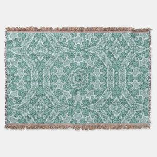Tantalizing in teal throw blanket