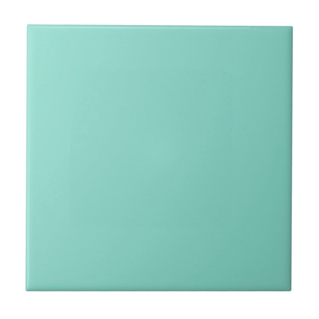 Tantalizing Turquoise Teal Square Kitchen and Bath Tile (Front)
