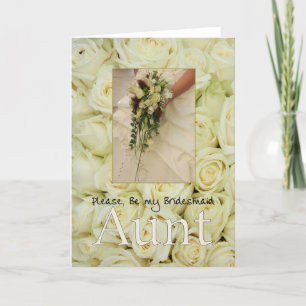 Tante Bridesmaid Invitation Mariée Classique