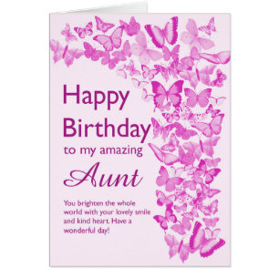 Tante papillons d'anniversaire