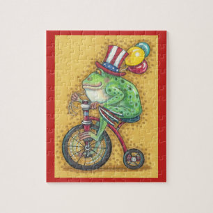 TANTE PATRIOTIQUE SAM GRENOUILLE, PUZZLE DE BICYCL
