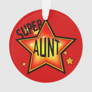 Tante Super Star Noël Ornement 2