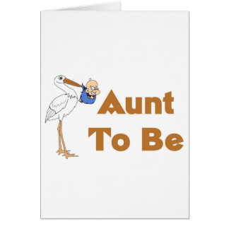 Tante To Be de cigogne