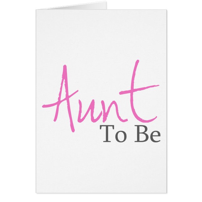 Tante To Be (manuscrit rose) (Devant)