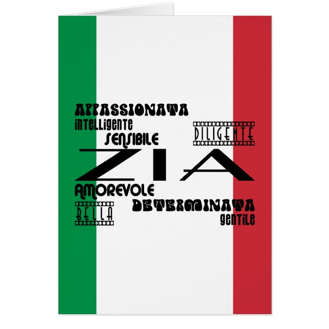 Tantes italiennes : Qualités (Devant)