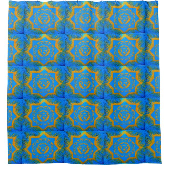 tantric symbol on blue (Front)