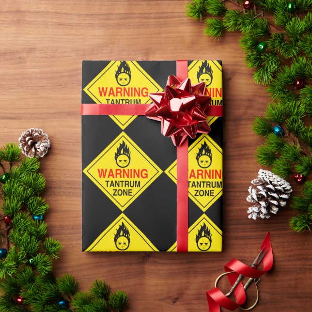 Tantrum Zone Wrapping Paper (Holiday Gift)