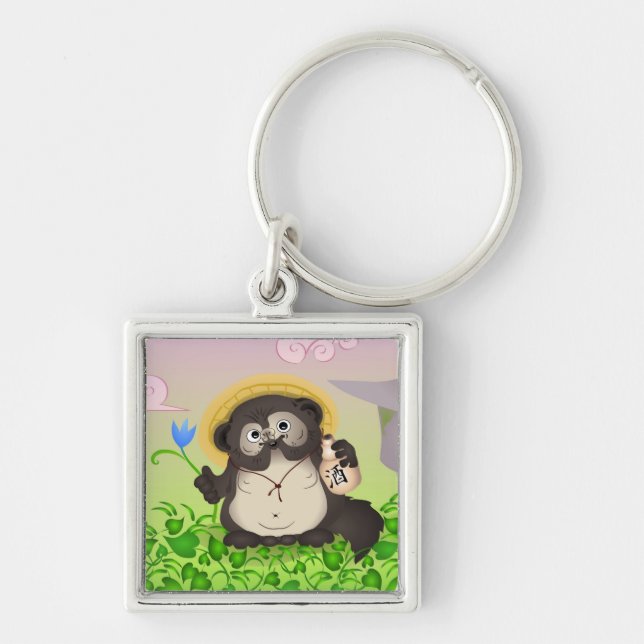 Tanuki keychain (Front)